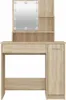 vidaXL Schminktisch mit LED Sonoma-Eiche 86,5x35x136 cm -  Produktbild-Vorschau 6