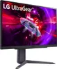A gaming monitor displaying a futuristic space scene with a spaceship. Podgląd zdjęcia produktu