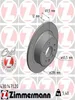 2 Zimmermann Bremsscheiben 286mm hinten für Opel Omega B + Produktbild-Vorschau 3