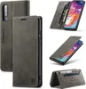 Galaxy A70s Brieftasche Hülle, Retro Kunstledertasche Stand Produktbild-Vorschau 1
