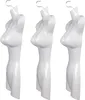 set di 3 busti femminili - torso da donna in plastica da 70 Anteprima dell’immagine prodotto 1