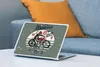 MuchoWow® Laptop Aufkleber Sticker Cover Motorrad - Retro - Produktbild-Vorschau 4