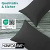 Jersey Kissenbezug 2er Set 40x80 cm 100% Baumwolle Produktbild-Vorschau 4