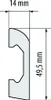 Deccart | Sockelleiste DP3 - Weiß - Hochwertiger Polystyren Produktbild-Vorschau 3