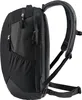 Side view of a black backpack. Produktbild-Vorschau