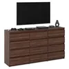 STIV Möbel | Komoda s 12 zásuvkami (8+4) | Dub Wenge | 180 Náhľad obrázku produktu 2