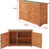 Geräteschrank Kerteminde 88 x 128 x 50 cm Kaminholzlager Produktbild-Vorschau 3