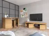 A modern living room with a sideboard and TV stand. Produktbild-Vorschau
