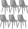 Six chairs are displayed against a white background. Náhled obrázku produktu