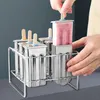 6dílná DIY forma z nerezové oceli na kostky ledu, nanuky a Náhled obrázku produktu 3