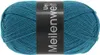 A ball of teal yarn with a black label. Produktbild-Vorschau