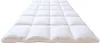 A white quilted comforter laid out flat on a white background. Náhled obrázku produktu
