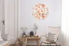 MuchoWow® Aluminium Wandkreis Rosen - Gold - Chic Ø 60 cm Produktbild-Vorschau 5