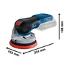 Bosch Combi-Set GEX 18V-125 + M480 Produktbild-Vorschau 3