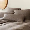 elegante Mako-Satin Bettwäsche Maison Arcs basalt 135x200 Produktbild-Vorschau 3