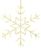 Hängende LED-Schneeflocke, 120 Micro-LEDs, warmweiß, 8 Produktbild-Vorschau 2