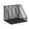 Porte-revues Relaxdays, format A4, 4 compartiments, design Voir les images du produit 4