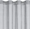 Gardine NELI silber 140x250 cm  Ösen Ösenvorhang Produktbild-Vorschau 4