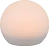 A close-up, studio shot of a round, glowing lamp. Produktbild-Vorschau