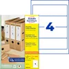 Universele etiketten, 192 x 61 mm, wit Productafbeelding-voorbeeld 2