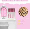 Kinderküche Holz mit Zubehör, Kinderspielküche Holzküche Produktbild-Vorschau 3