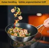 SILBERTHAL Wokpfanne Induktion 28 cm - Edelstahl Wok mit Produktbild-Vorschau 2