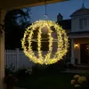 4er-Set Solar Leuchtkugel im Blätterdesign - Ø40cm Produktbild-Vorschau 3