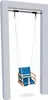 A baby swing hanging from a frame. Produktbild-Vorschau