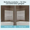 doporro Duschwand für Badewanne Badewannenaufsatz 90x140cm Produktbild-Vorschau 4