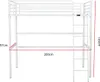 Lit mezzanine "Alora" - 90 x 190 cm - Blanc Voir les images du produit 3