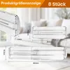 8 Stück Schubladentrenner, Schubladentrenner Verstellbar Produktbild-Vorschau 2
