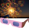 Effektbrille "durch die rosarote Brille sehen" Motiv Herzen Geschenkidee Valentinstag frisch verliebt Jahrestag JGA Verlobung Hochzeit Partyspaß Partygag Accessoire Partydeko Produktbild-Vorschau