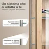 K-Möbel Pensile in vetro in faggio (80x60x25 cm) con 2 Anteprima dell’immagine prodotto 4