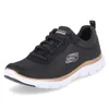 Skechers Flex Appeal 4.0 sportlicher Schnürer Schwarz Produktbild-Vorschau 61