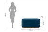 Dancan Scarlett ovaler POUF mit Stauraum / 110 cm / Produktbild-Vorschau 8