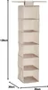 Zeller Hänge-Aufbewahrung "Stripes", beige, Vlies, Produktbild-Vorschau 3