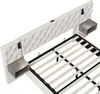 Gepolstertes Bett 160 x 200 cm mit USB-Anschluss und Produktbild-Vorschau 9