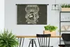 MuchoWow® Wandteppich Wandbehang Mancave - Sport - Produktbild-Vorschau 3