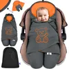 KIDIZ® Baby Einschlagdecke Babyschale Winter Herbst Produktbild-Vorschau 1
