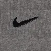 A close-up of a grey sock with a black Nike logo. Podgląd zdjęcia produktu