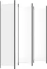 vidaXL Paravent 6 pcs. blanc 300x220 cm Tissu - séparateur Voir les images du produit 12