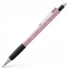 A pink mechanical pencil with a black grip and silver accents, shown against a white background. Podgląd zdjęcia produktu