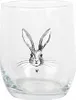 Clayre & Eef Wasserglas 300 ml Transparant Glas Kaninchen Produktbild-Vorschau 1