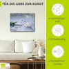 ARTland Leinwandbild Stolze Schwanenfamilie Größe: 40x30 cm Produktbild-Vorschau 2