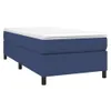 vidaXL Boxspringbettgestell Blau 90x200 cm Stoff Produktbild-Vorschau 1