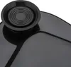 A close-up view of a black vibration plate with a rubber suction cup. Náhľad obrázku produktu