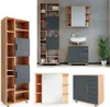 Badmöbel-Set Vicco Ilias Eiche 3 Teile, mit Unterschrank 60 Produktbild-Vorschau 2