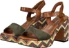 MARCO TOZZI Damen Sandalette hoher Schuh Riemchen Korkoptik Produktbild-Vorschau 8