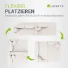 Juskys Sofa Coredo - Creme, moderne Couch aus Cord mit Produktbild-Vorschau 3