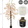 ML-Design Künstlicher Kirschblütenbaum 210 cm Rosa, Produktbild-Vorschau 6
